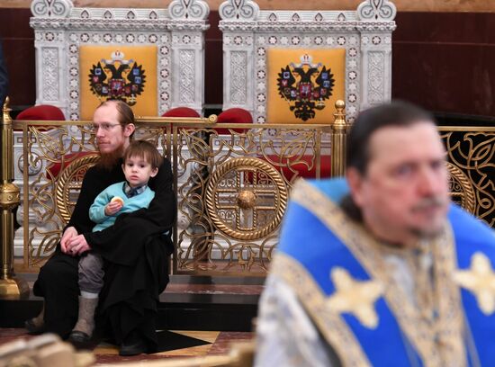 Divine Liturgy in Cathedral of Christ the Savior