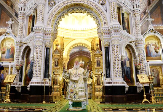 Divine Liturgy in Cathedral of Christ the Savior