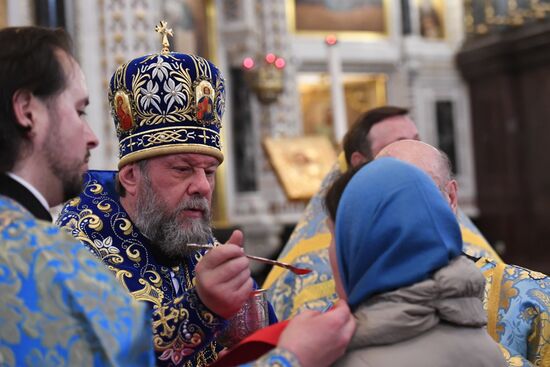 Divine Liturgy in Cathedral of Christ the Savior