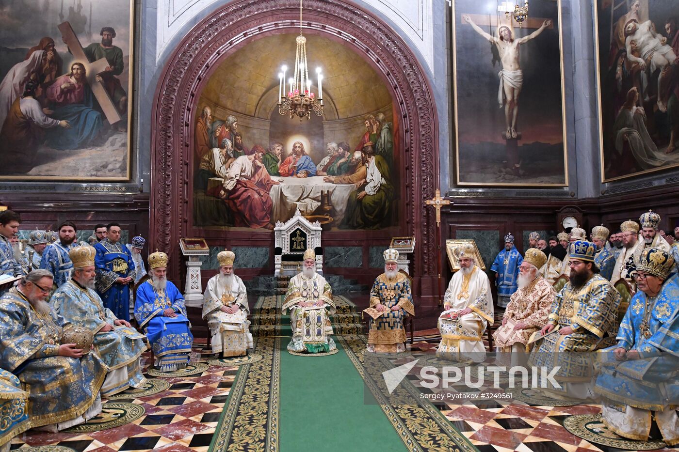 Divine Liturgy in Cathedral of Christ the Savior