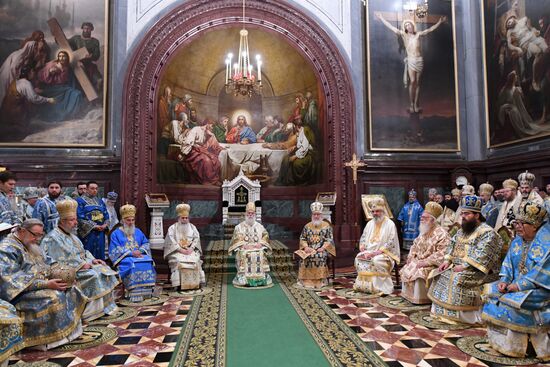 Divine Liturgy in Cathedral of Christ the Savior