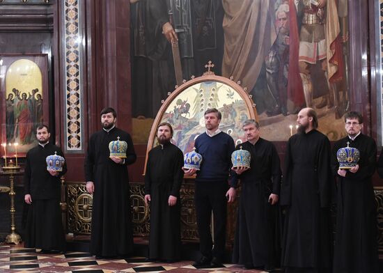 Divine Liturgy in Cathedral of Christ the Savior