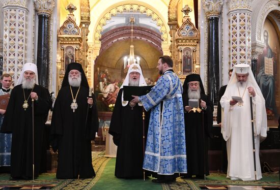 Divine Liturgy in Cathedral of Christ the Savior