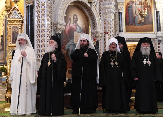 Divine Liturgy in Cathedral of Christ the Savior