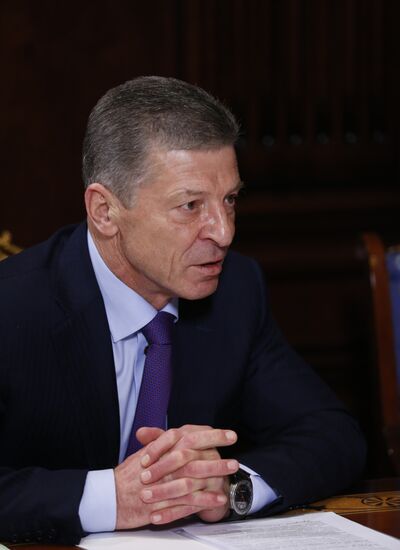 Russian Prime Minister Dmitry Medvedev chairs meeting with his deputies