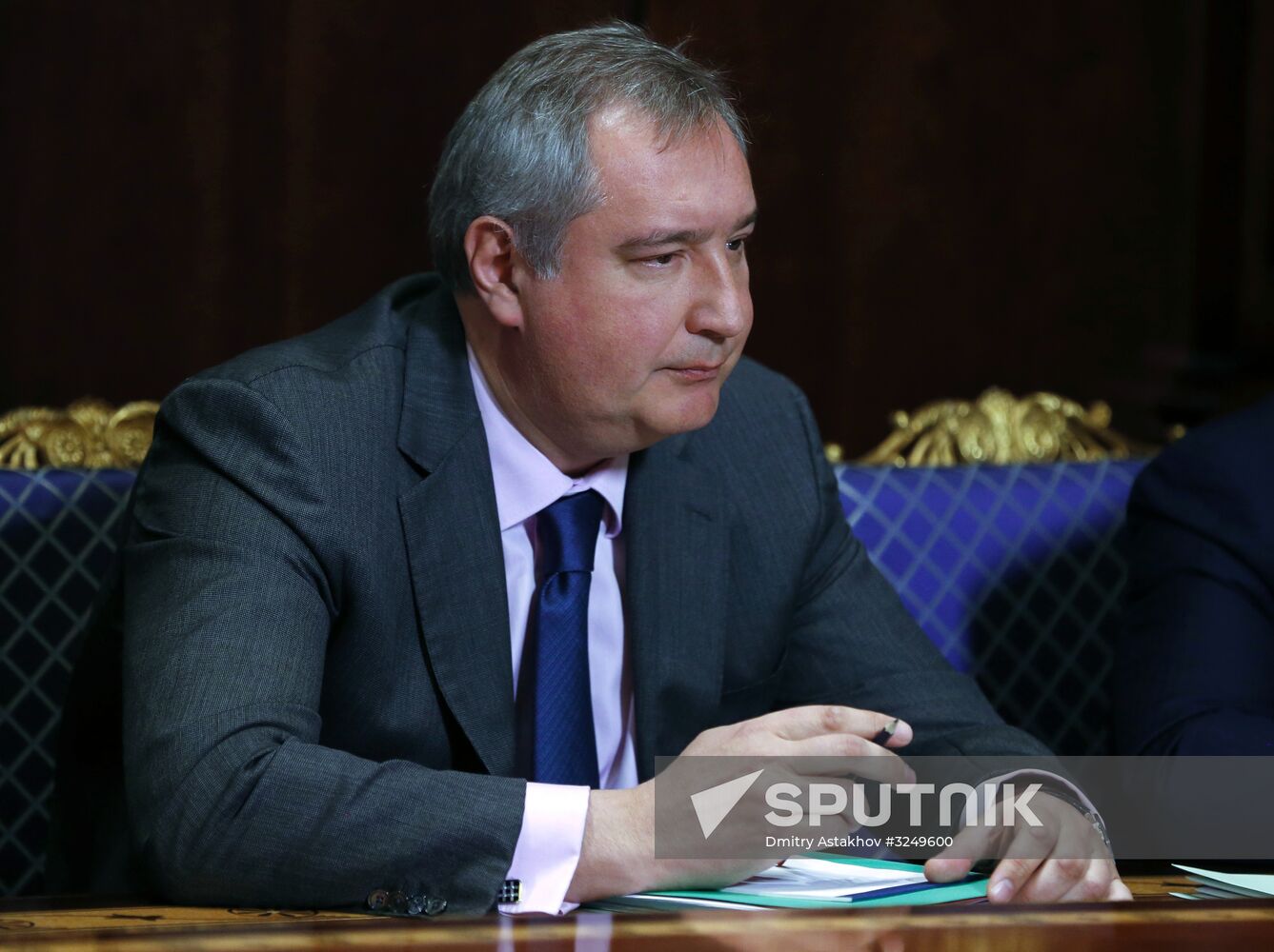 Russian Prime Minister Dmitry Medvedev chairs meeting with his deputies