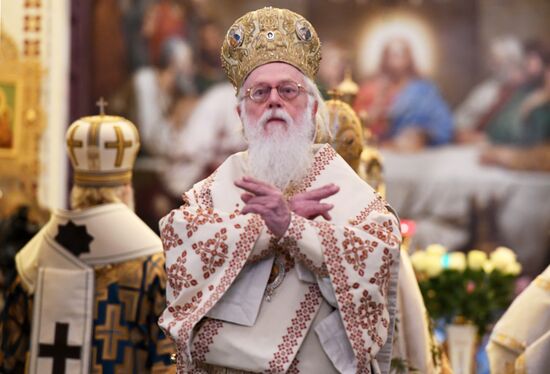 Divine Liturgy in Cathedral of Christ the Savior