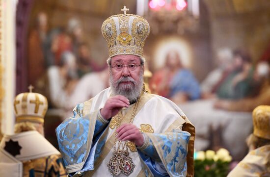 Divine Liturgy in Cathedral of Christ the Savior