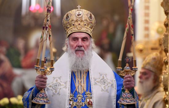 Divine Liturgy in Cathedral of Christ the Savior