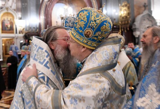 Divine Liturgy in Cathedral of Christ the Savior