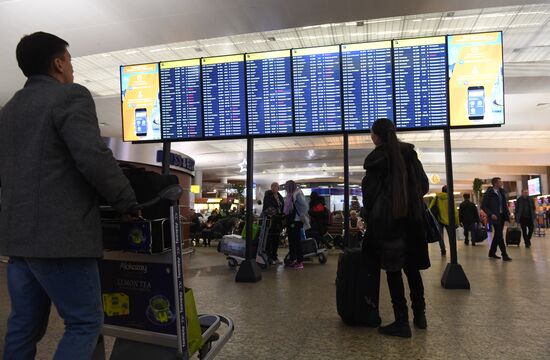 Flight delays in Sheremetyevo