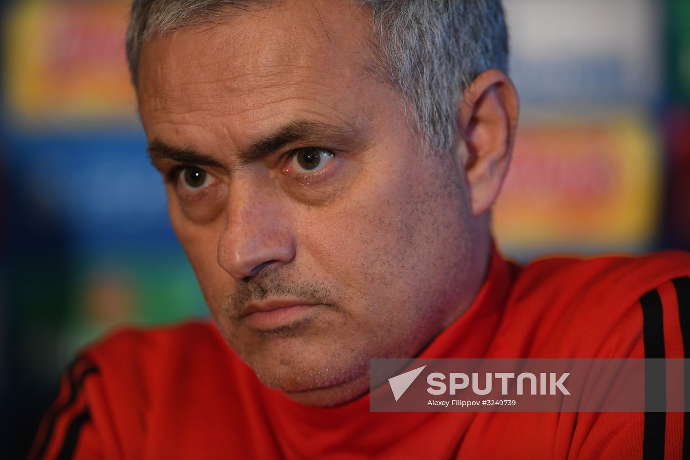 Football. Champions League. Manchester United's training session