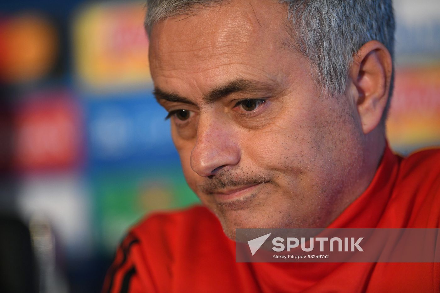 Football. Champions League. Manchester United's training session