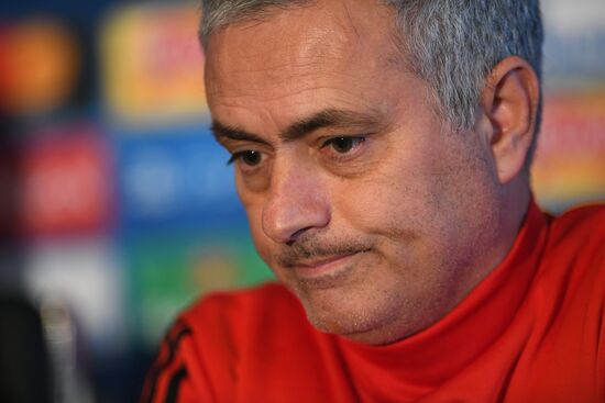 Football. Champions League. Manchester United's training session