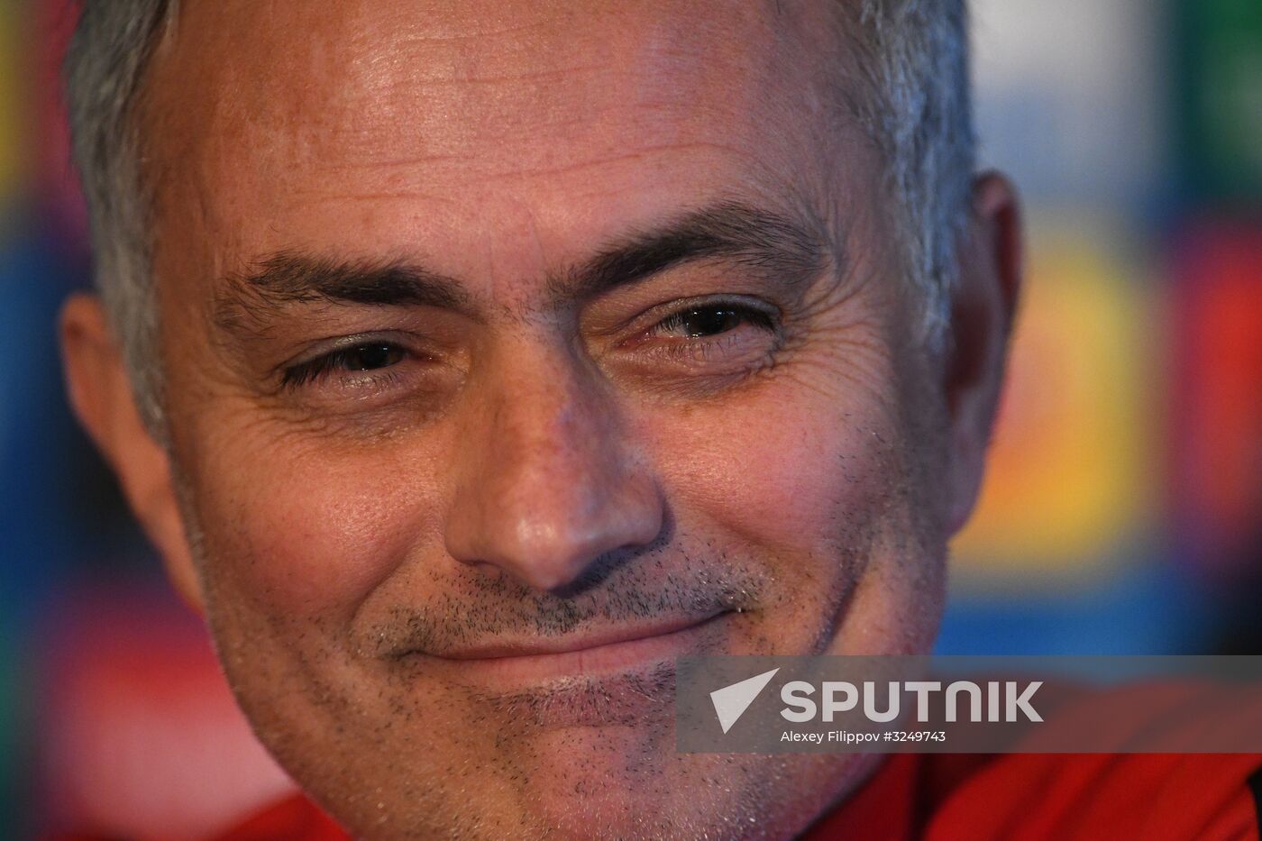 Football. Champions League. Manchester United's training session