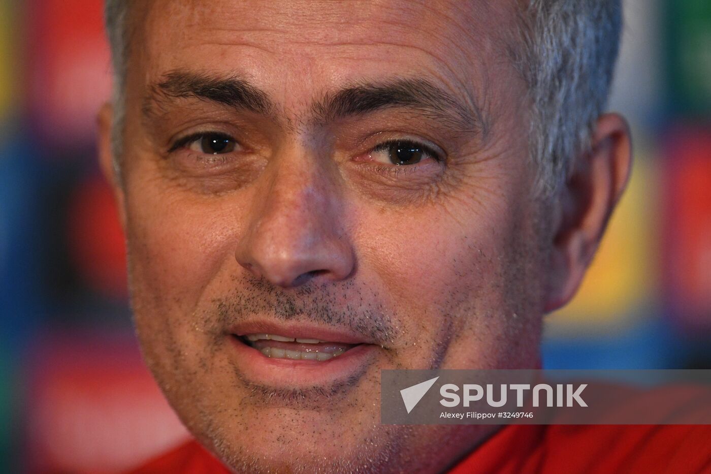 Football. Champions League. Manchester United's training session