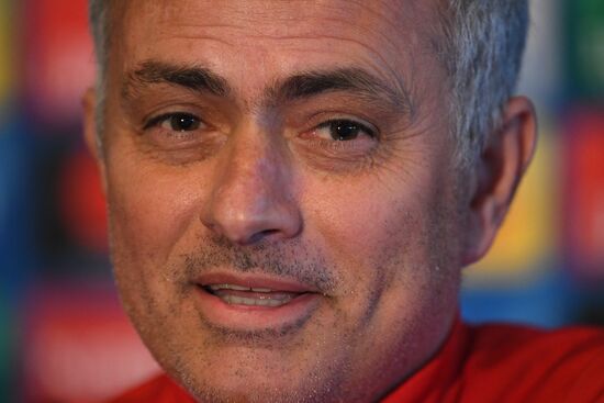 Football. Champions League. Manchester United's training session