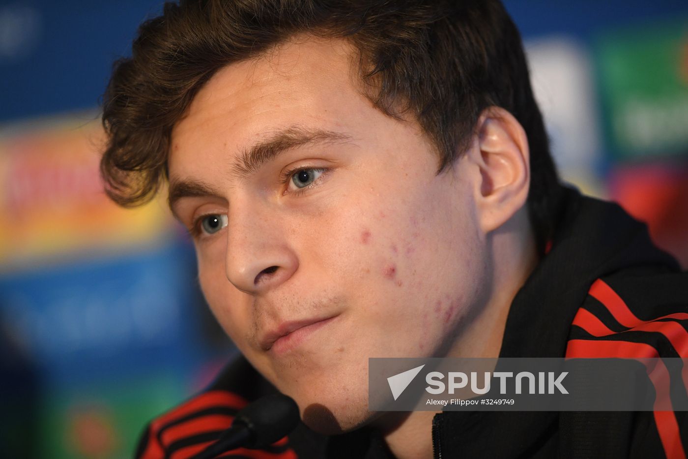 Football. Champions League. Manchester United's training session