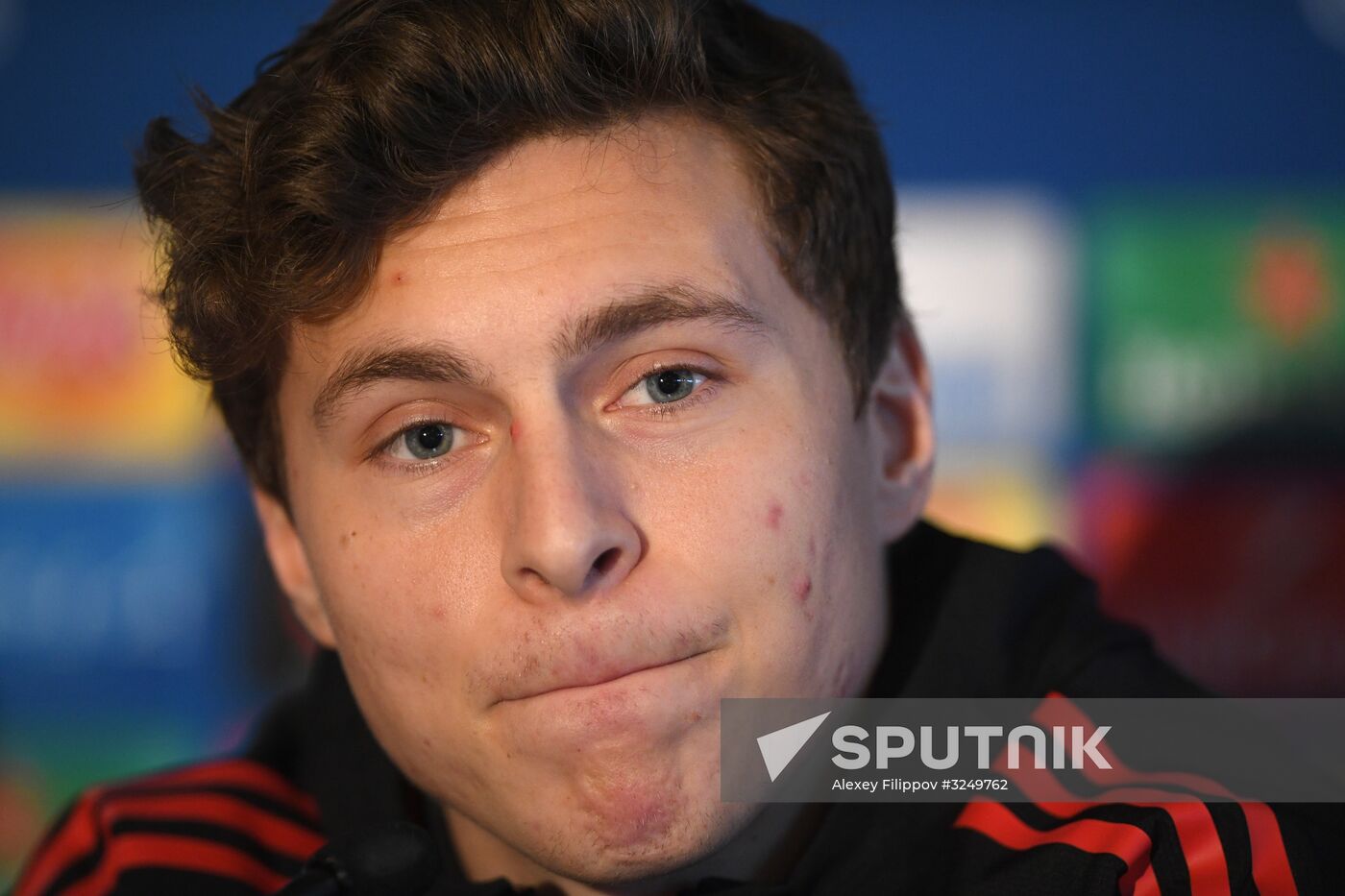 Football. Champions League. Manchester United's training session