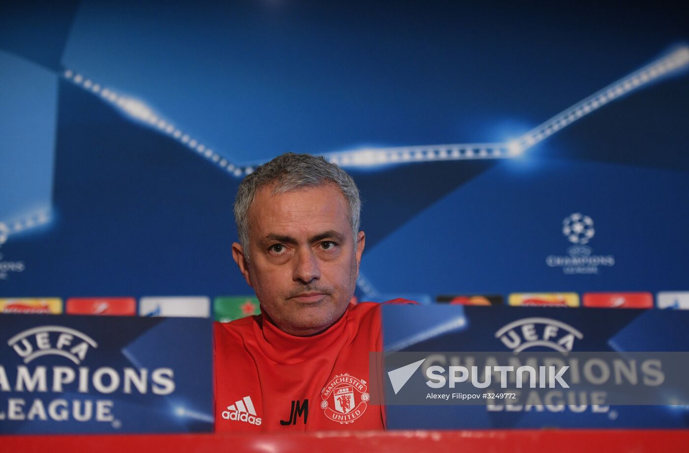 Football. Champions League. Manchester United's training session