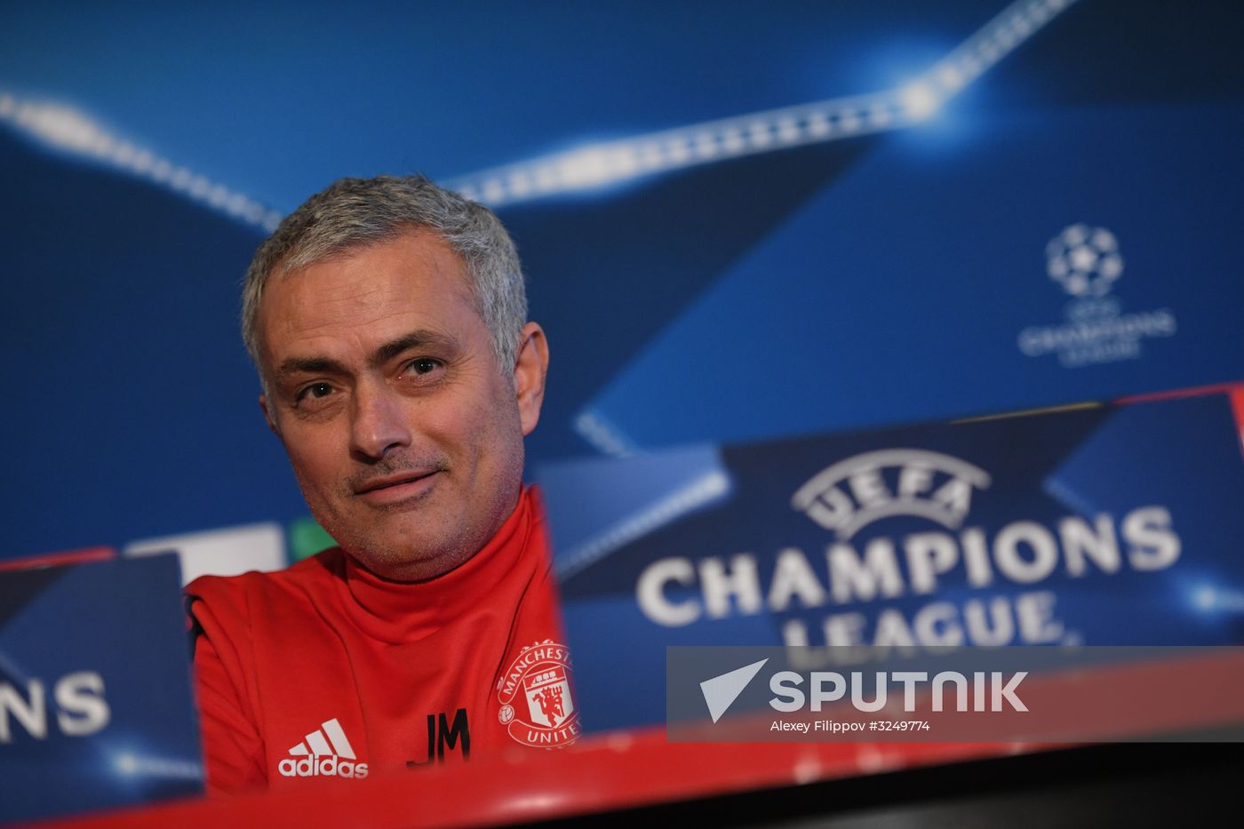 Football. Champions League. Manchester United's training session