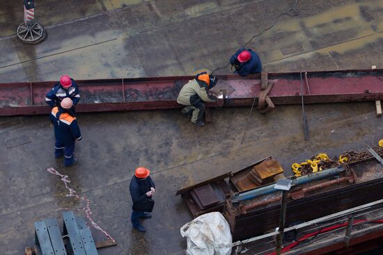 Crimean Bridge under construction