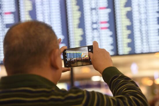 Flight delays in Sheremetyevo Airport