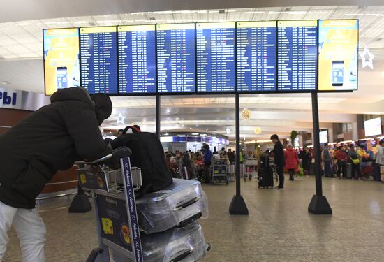 Flight delays in Sheremetyevo Airport