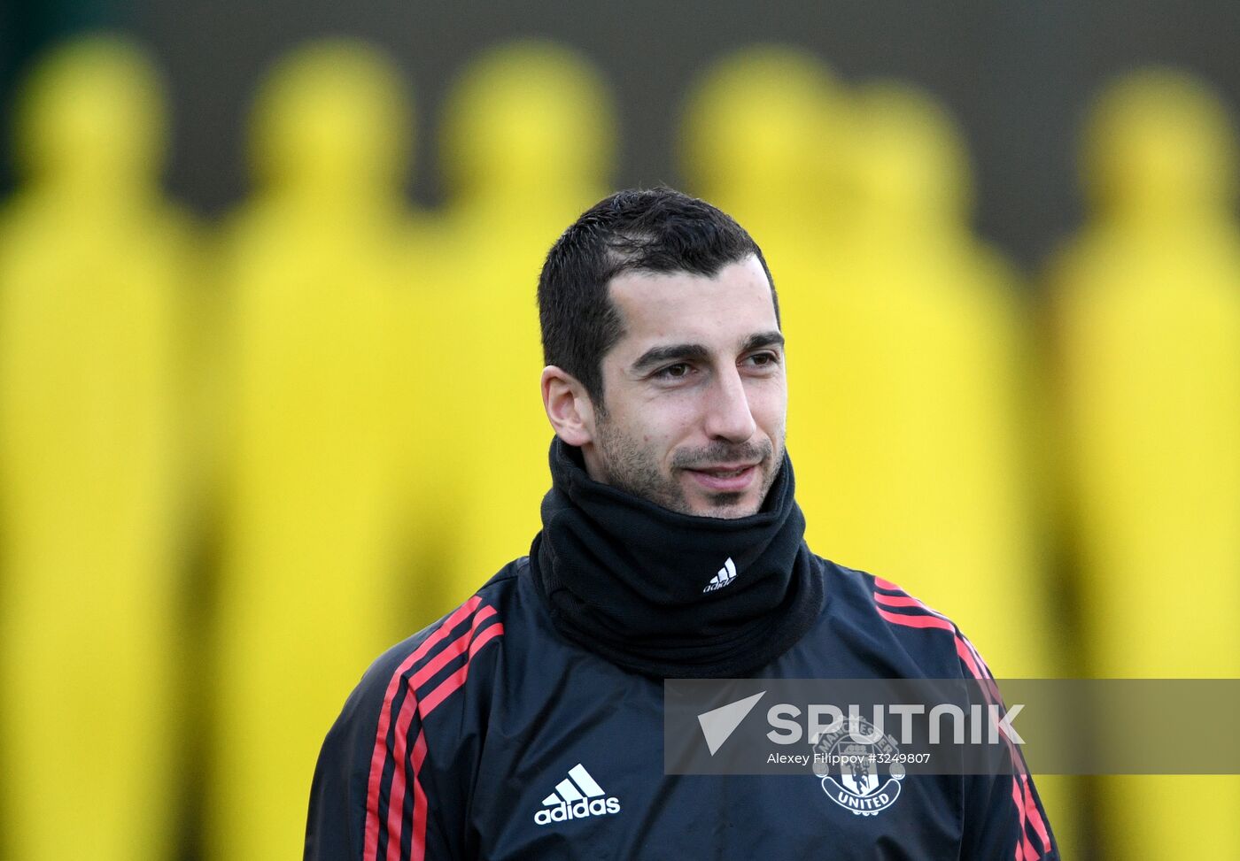 Football. Champions League. Manchester United's training session