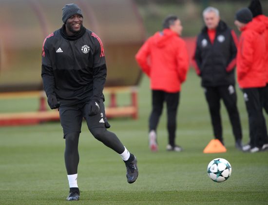 Football. Champions League. Manchester United's training session