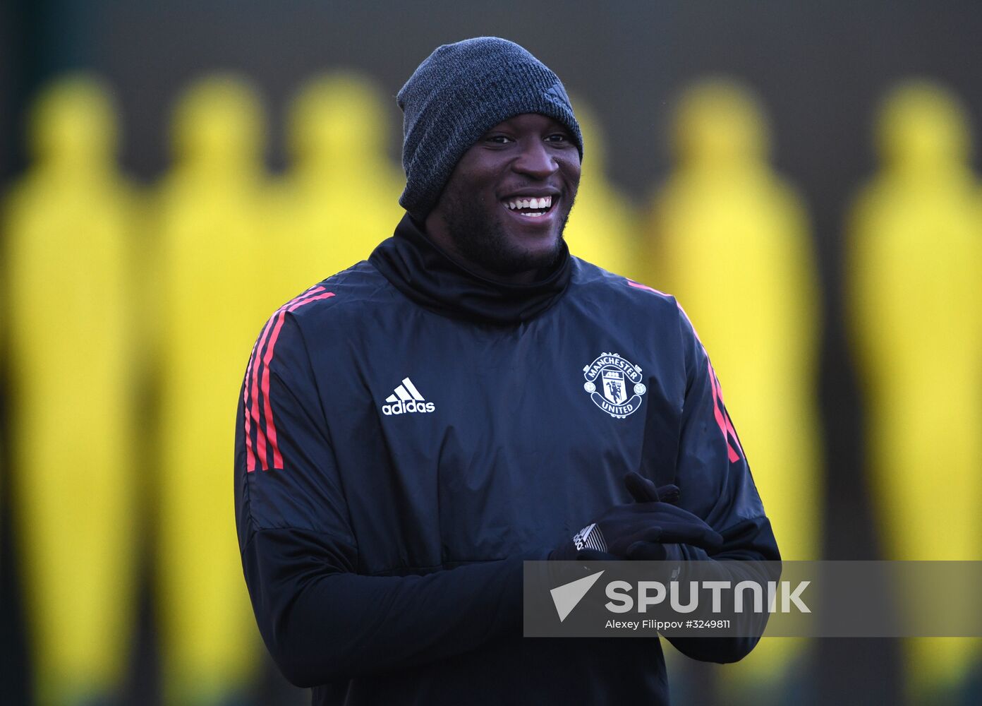 Football. Champions League. Manchester United's training session