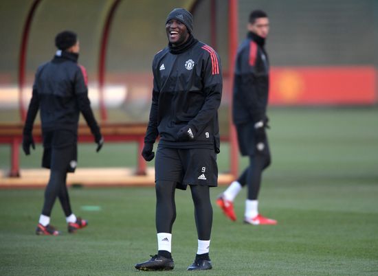 Football. Champions League. Manchester United's training session