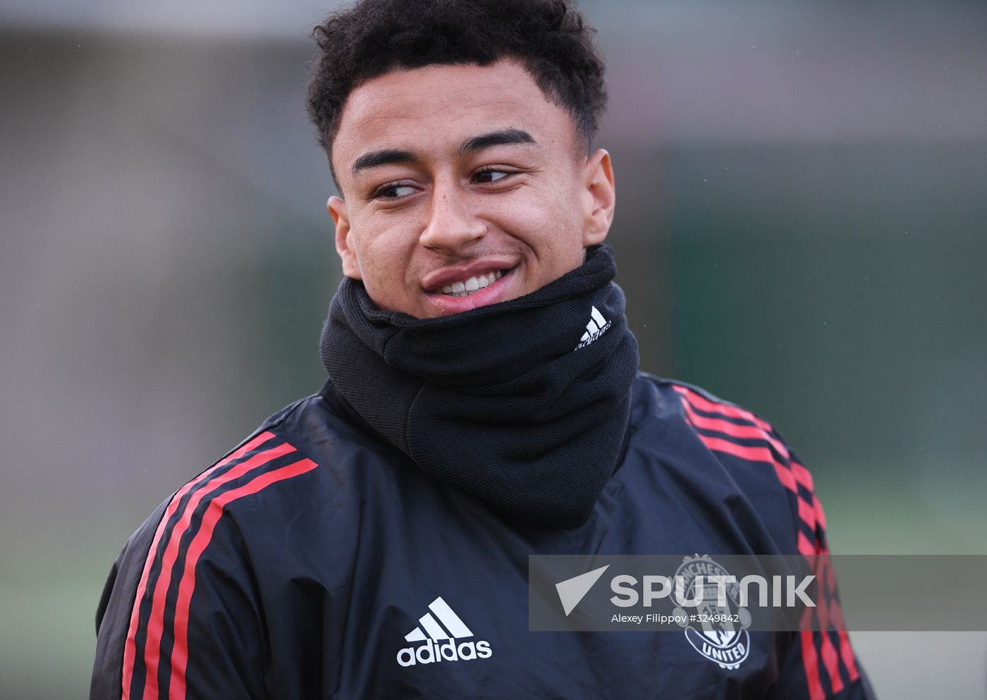 Football. Champions League. Manchester United's training session