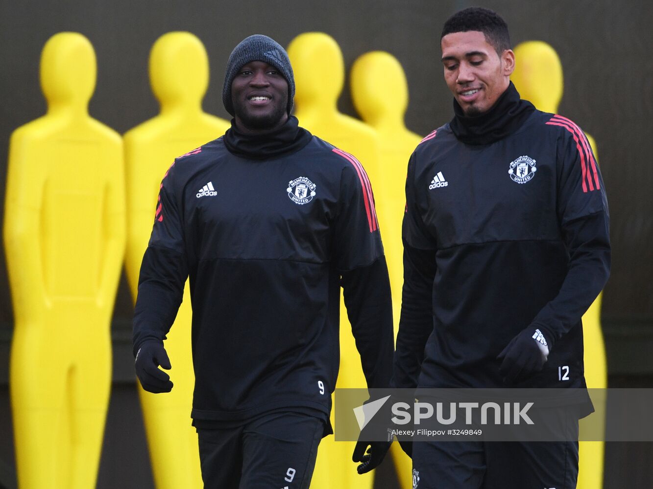 Football. Champions League. Manchester United's training session
