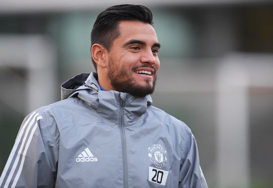 Football. Champions League. Manchester United's training session