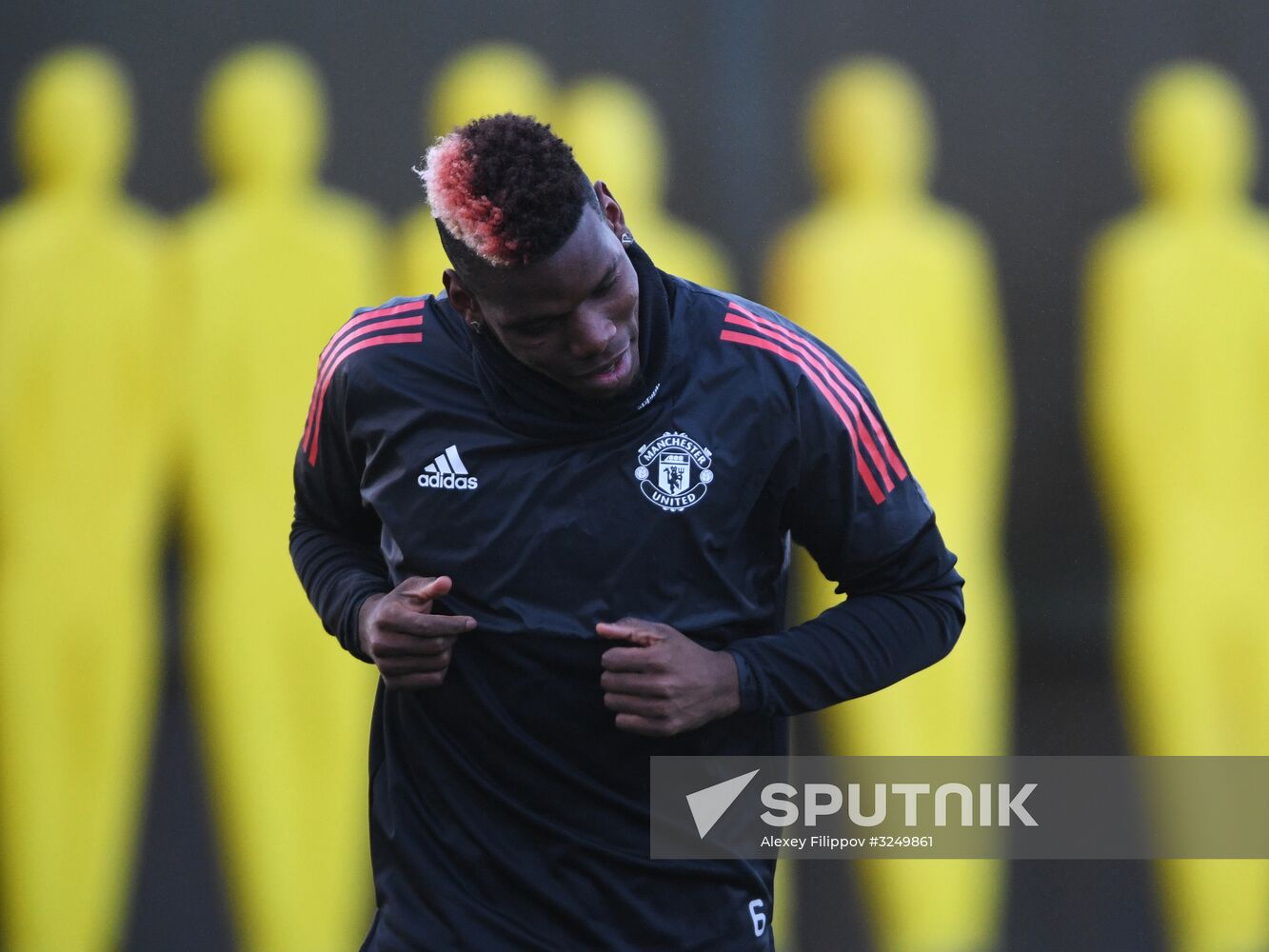 Football. Champions League. Manchester United's training session