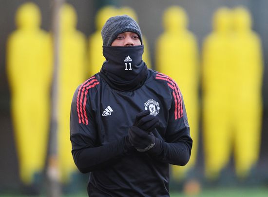 Football. Champions League. Manchester United's training session