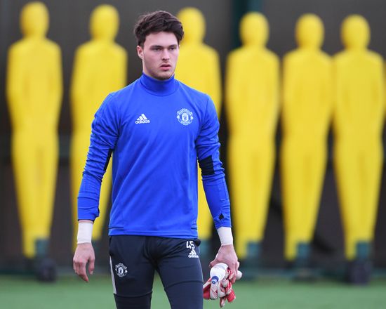 Football. Champions League. Manchester United's training session