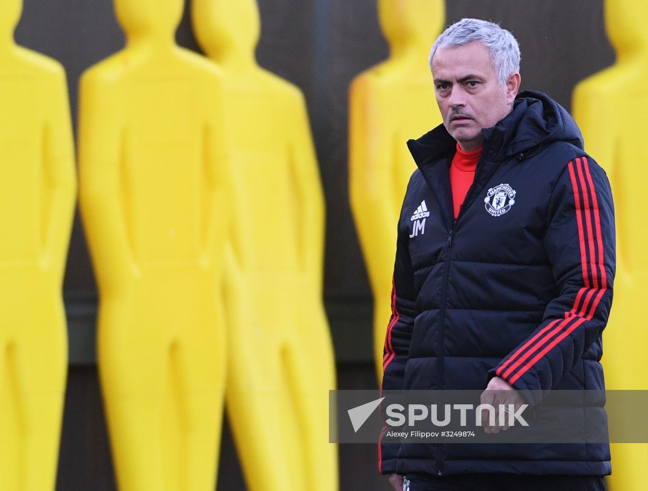 Football. Champions League. Manchester United's training session