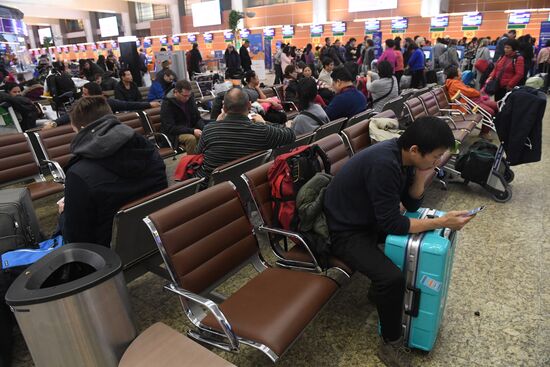 Flight delays in Sheremetyevo Airport