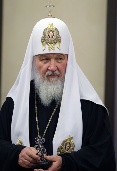 President Vladimir Putin meets with heads of delegations of local Orthodox churches