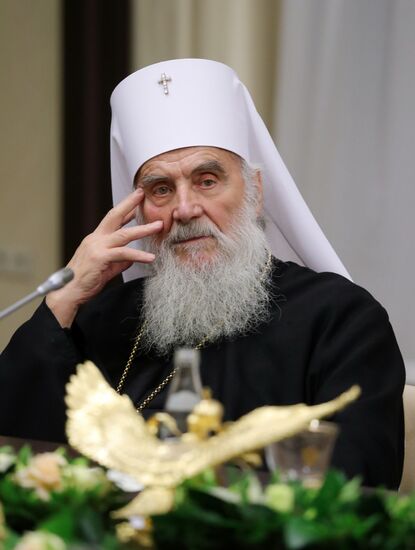 President Vladimir Putin meets with heads of delegations of local Orthodox churches