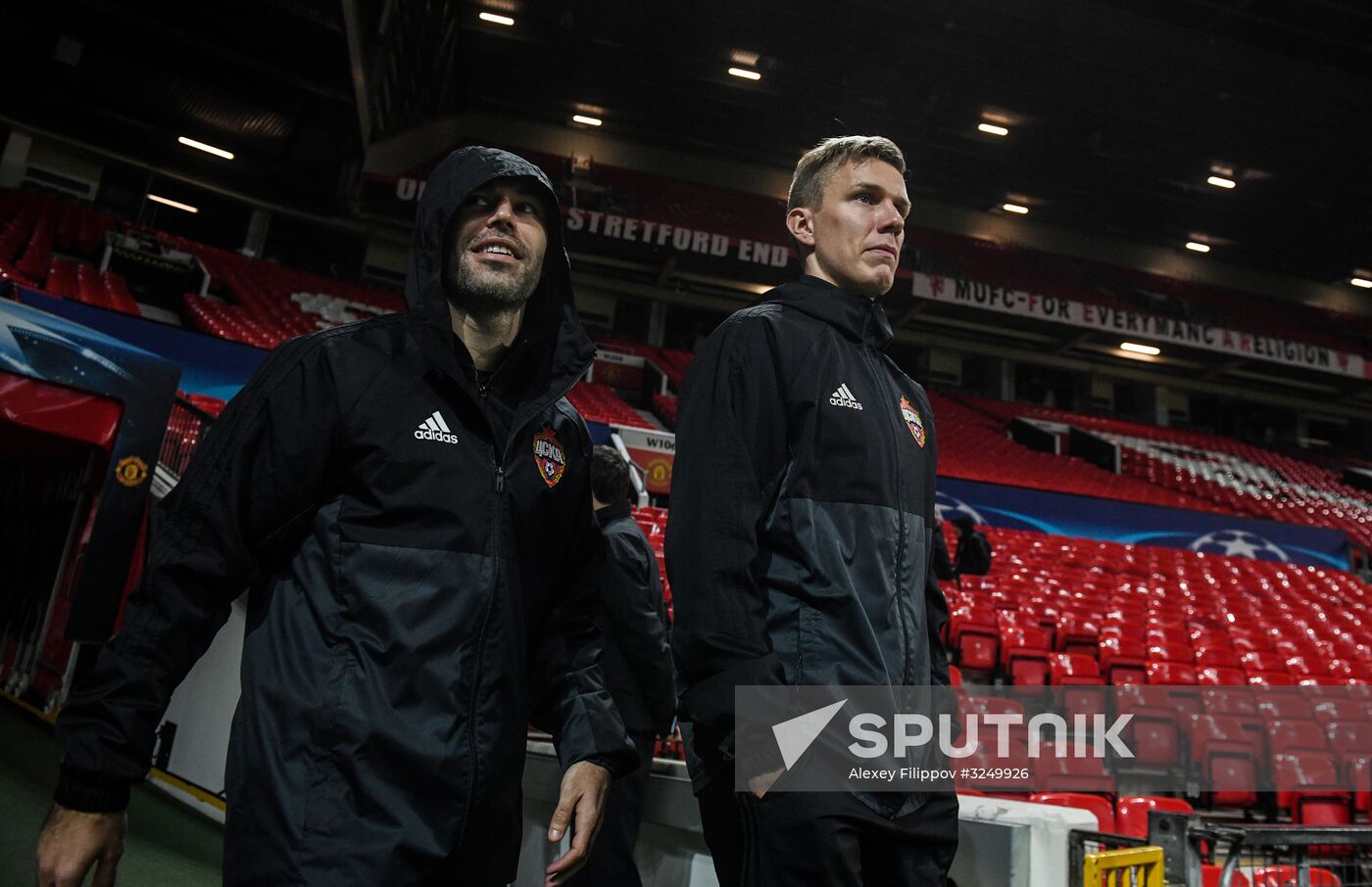 Football. Champions League. CSKA's training session