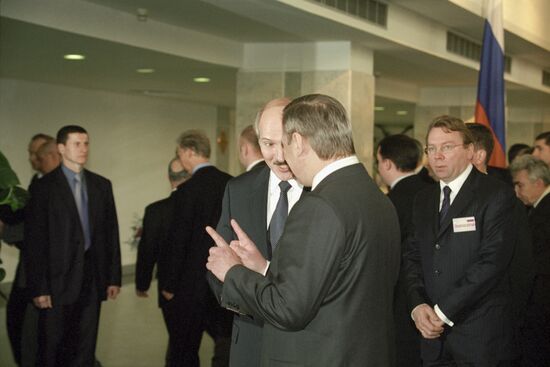 Meeting of the Supreme State Council of the Union State of Russia and Belarus