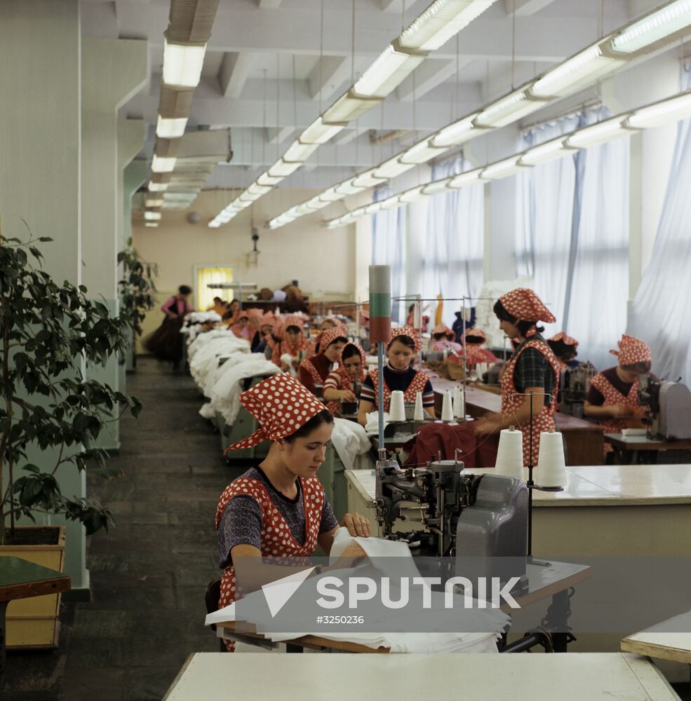 40th Anniversary of Komsomol Garment Factory in Tiraspol
