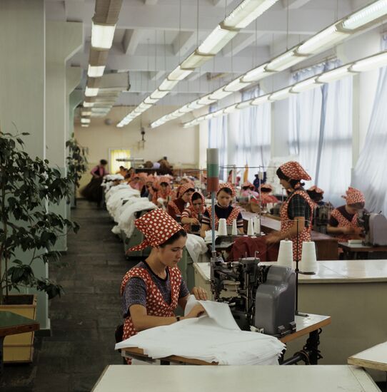 40th Anniversary of Komsomol Garment Factory in Tiraspol