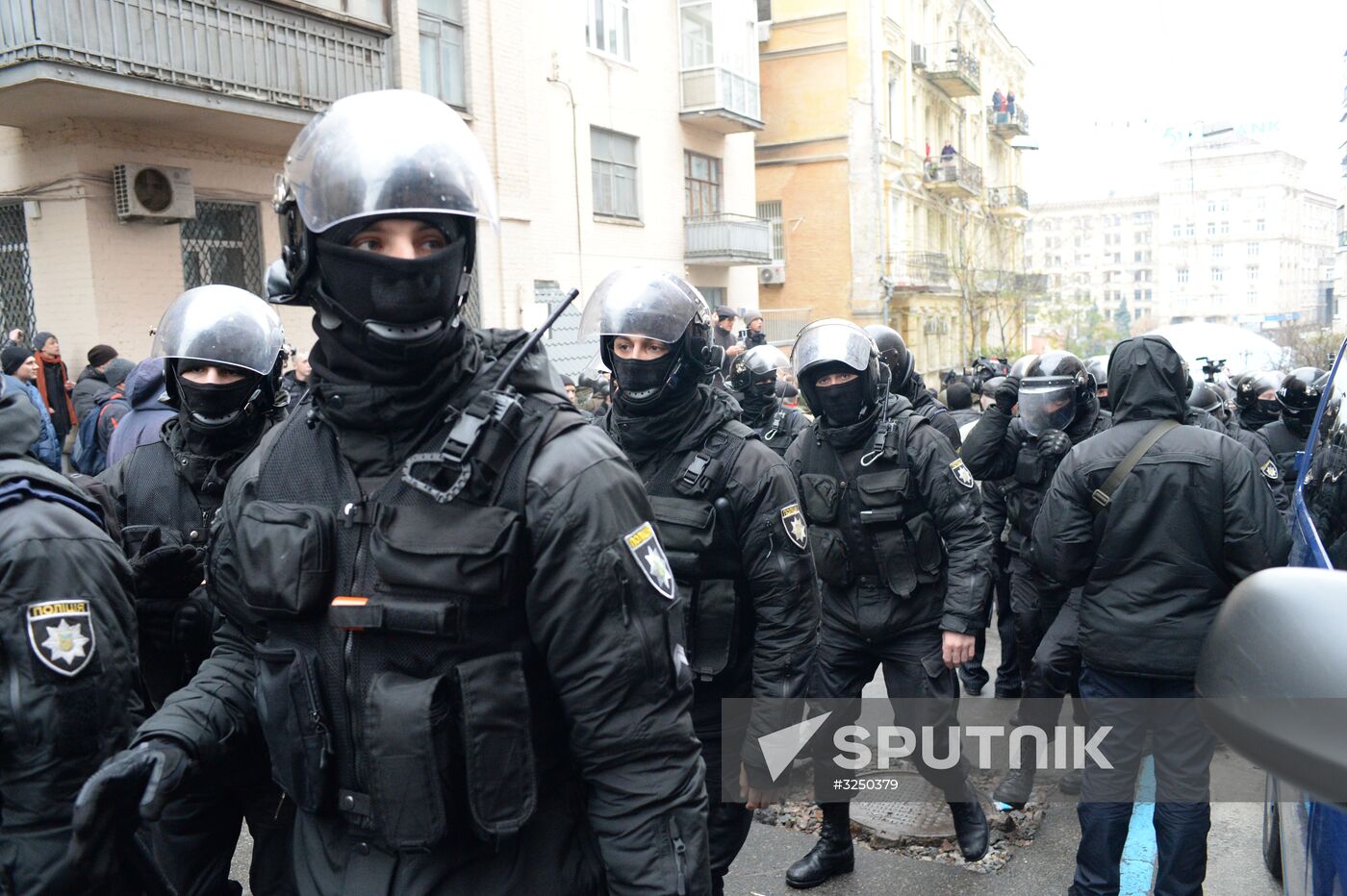 Rally in Kiev to protest Mikheil Saakashvili's detention