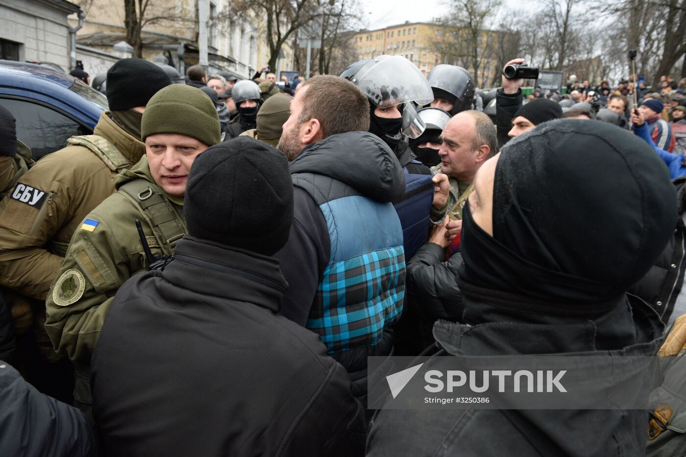 Rally in Kiev to protest Mikheil Saakashvili's detention
