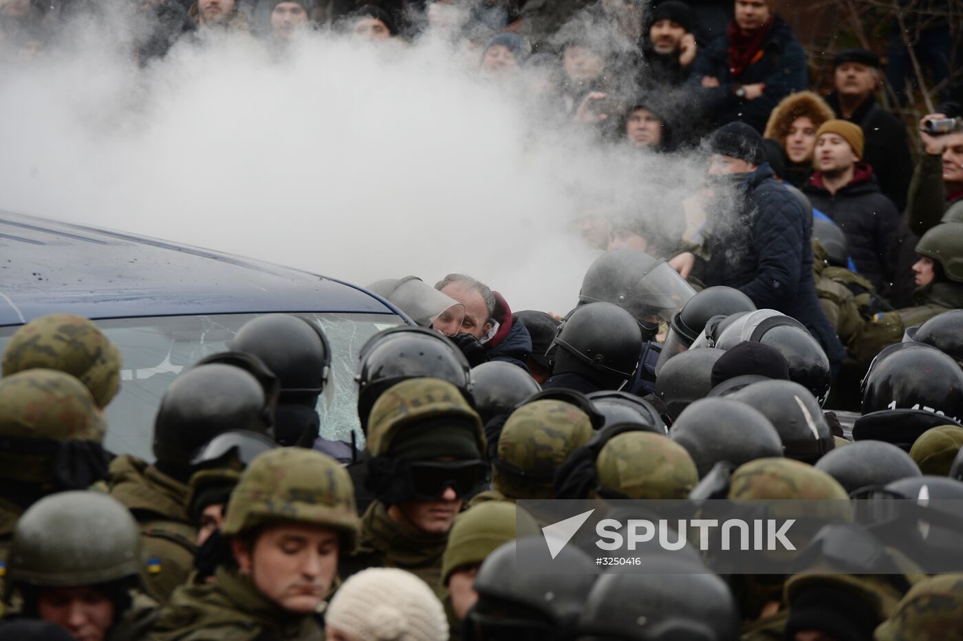 Rally in Kiev to protest Mikheil Saakashvili's detention