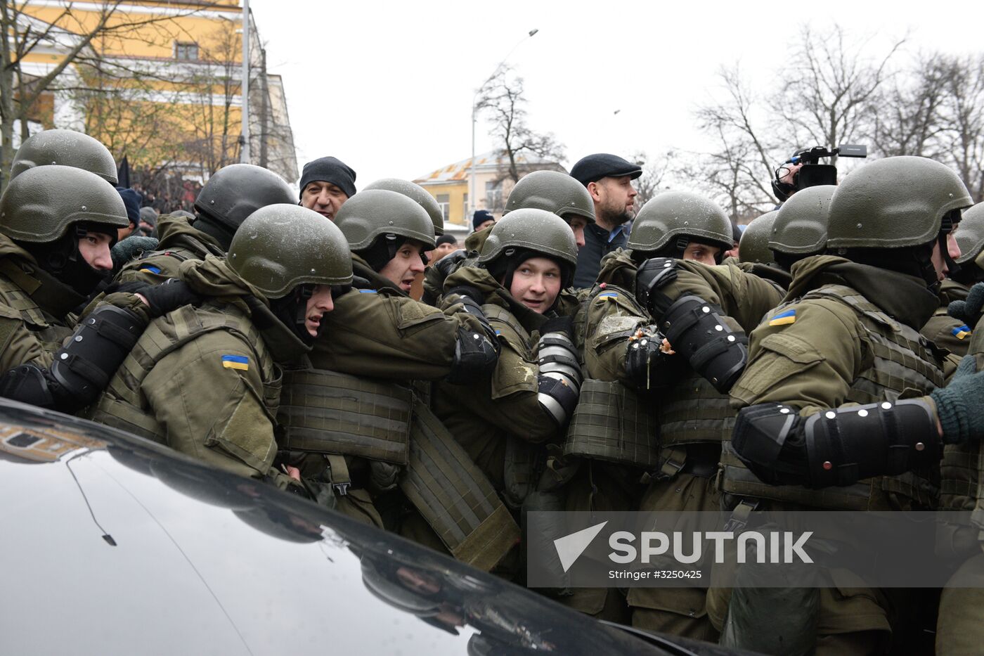 Rally in Kiev to protest Mikheil Saakashvili's detention